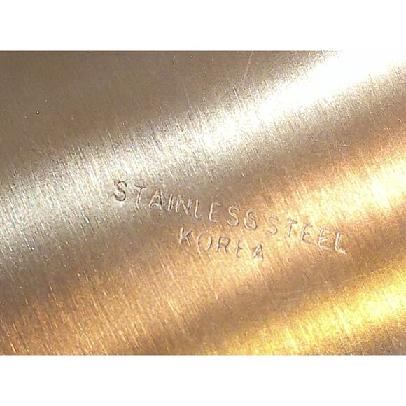 Vintage Stainless Steel Nesting Mixing Bowls With Plastic Lids Set of 5 New READ - Picture 2 of 7